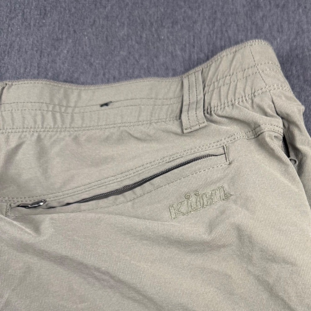 Kuhl Renegade Mens Hiking Shorts Size 34 Khaki Tan Technical‎ Outdoor Cargo 10in